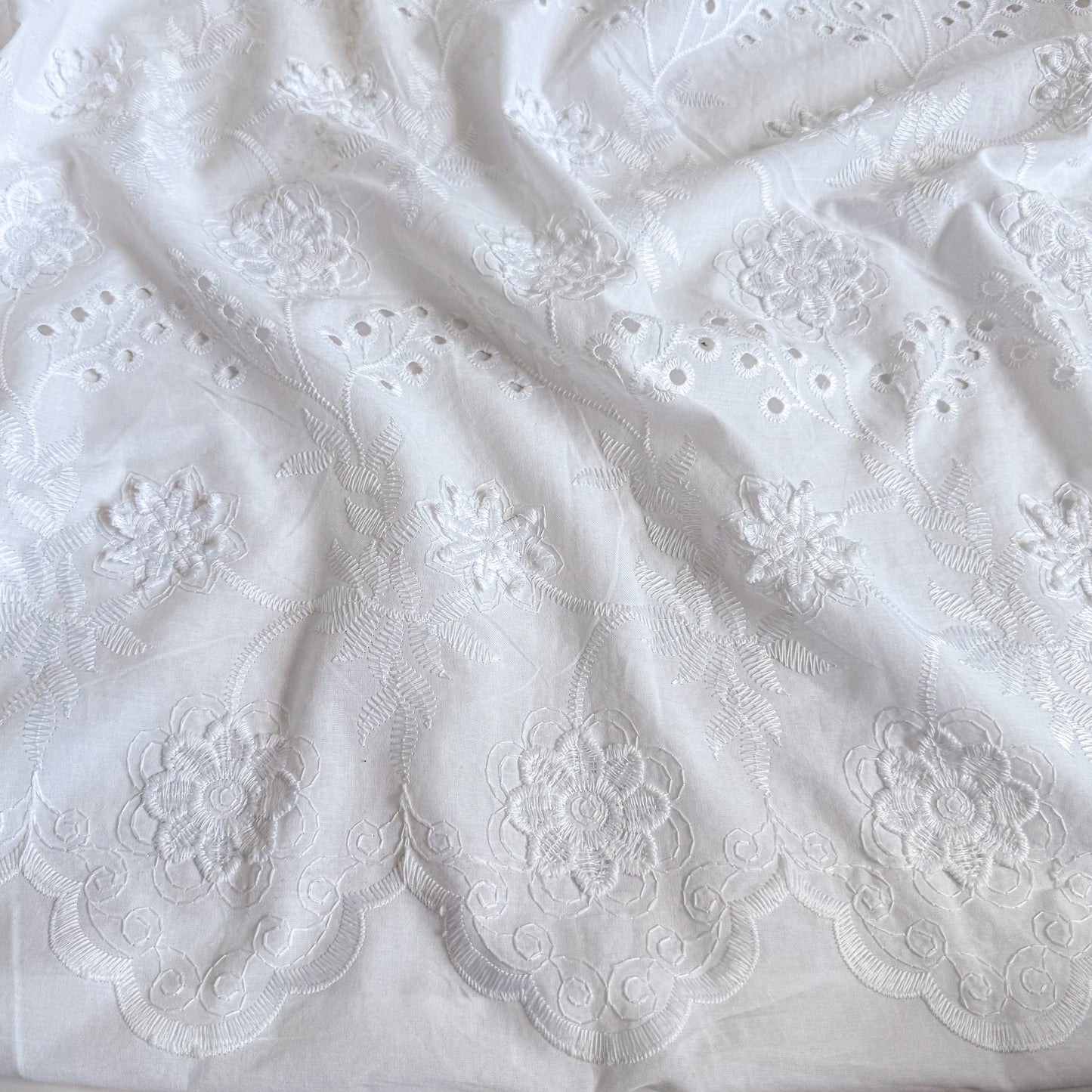 Cotton 3D Schiffli Embroidery Soft Poetry - GT 2262