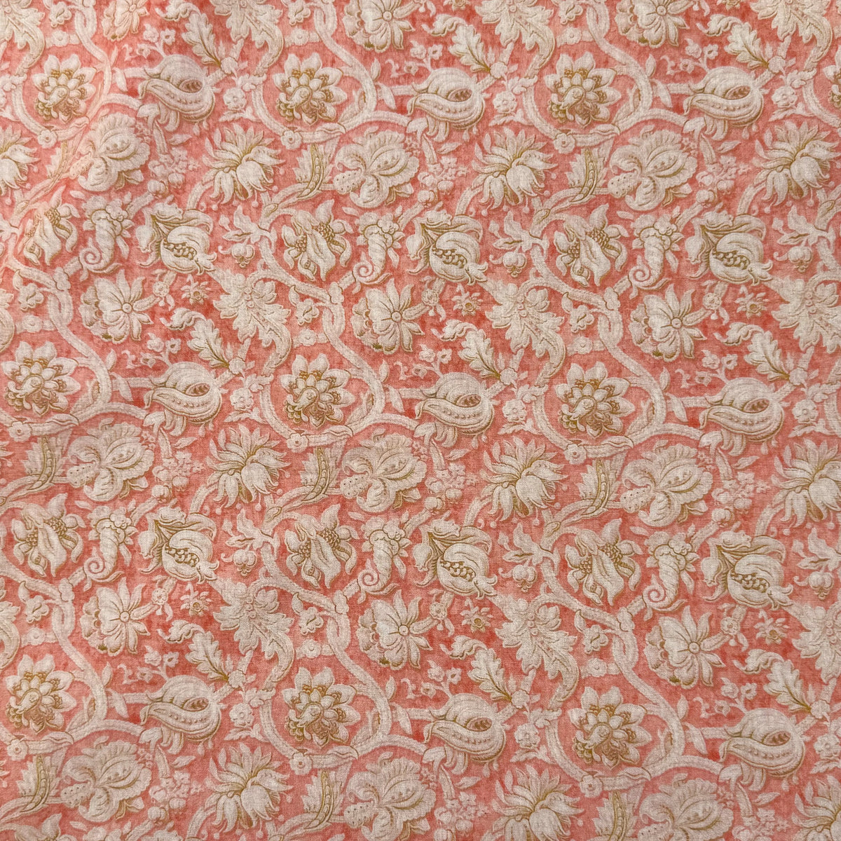 100% Lawn Cotton Coral Vine - GT 2011