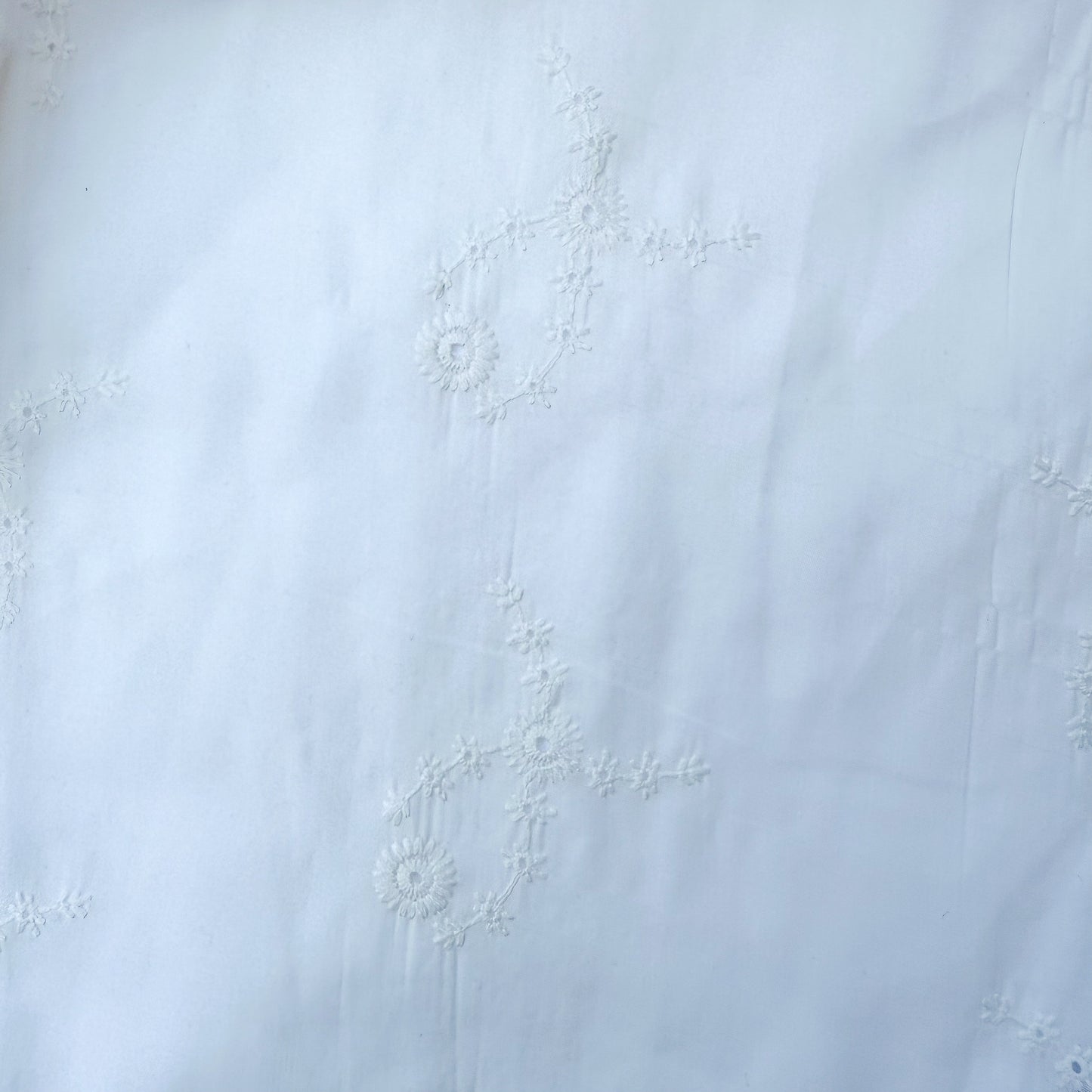 Cotton Embroidery Ivory Fleur - GT 2043