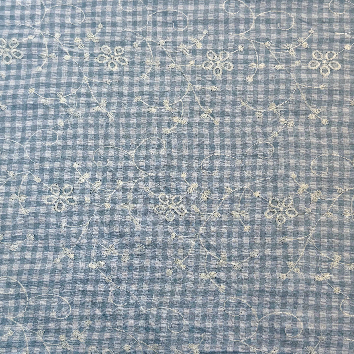 Embroidered Yarn-Dyed Poly Cotton Picnic - GT 2049