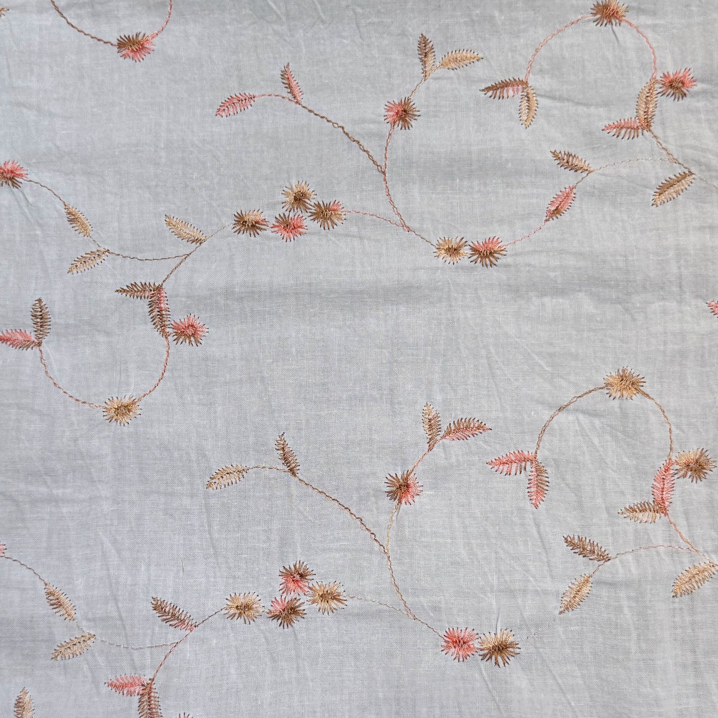 Cotton Dobby embroidery peachleaf - GT 2109