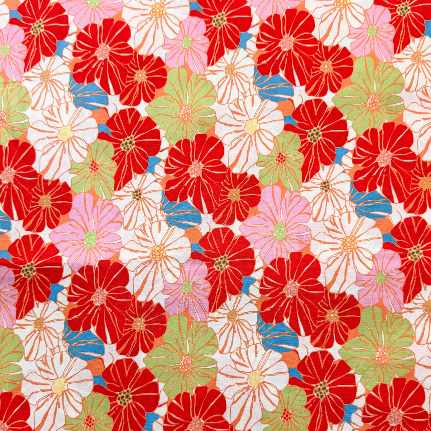 100% Cotton Holly Bloom - GT 2006