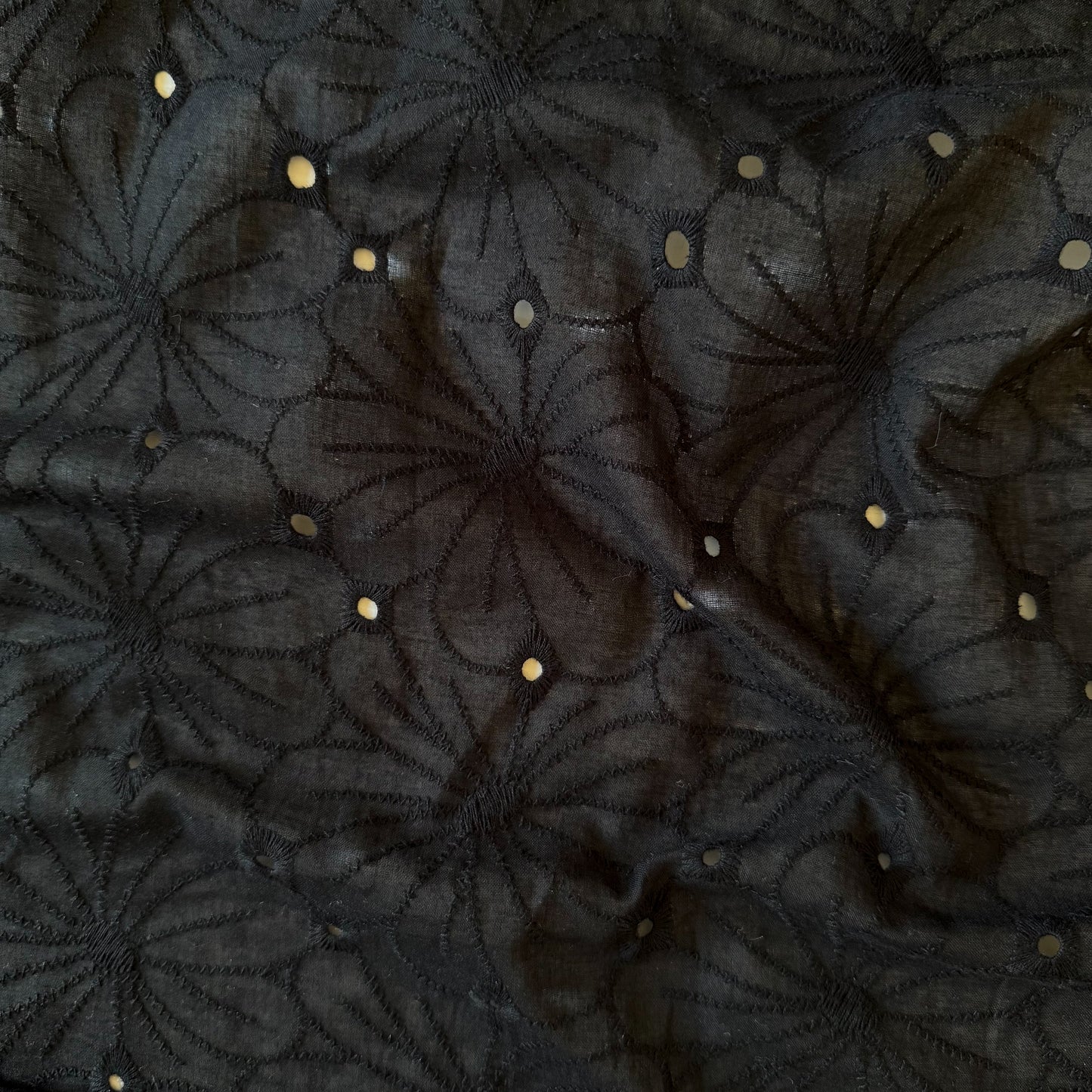 Cotton Poly Eyelet Embroidery Inkloom - GT 2243