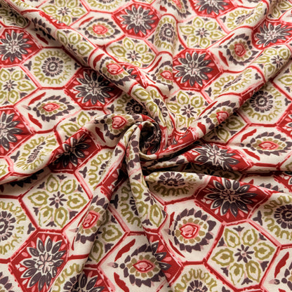 Eco Modal Rayon Tiled Garden - GT 2321