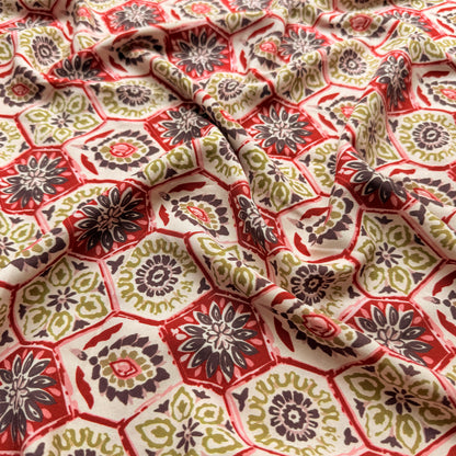 Eco Modal Rayon Tiled Garden - GT 2321