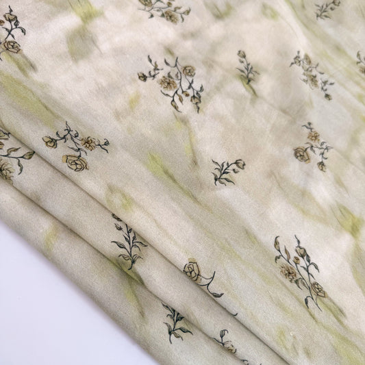 Printed soft Chiffon Pressed Botanica  - GT 2281