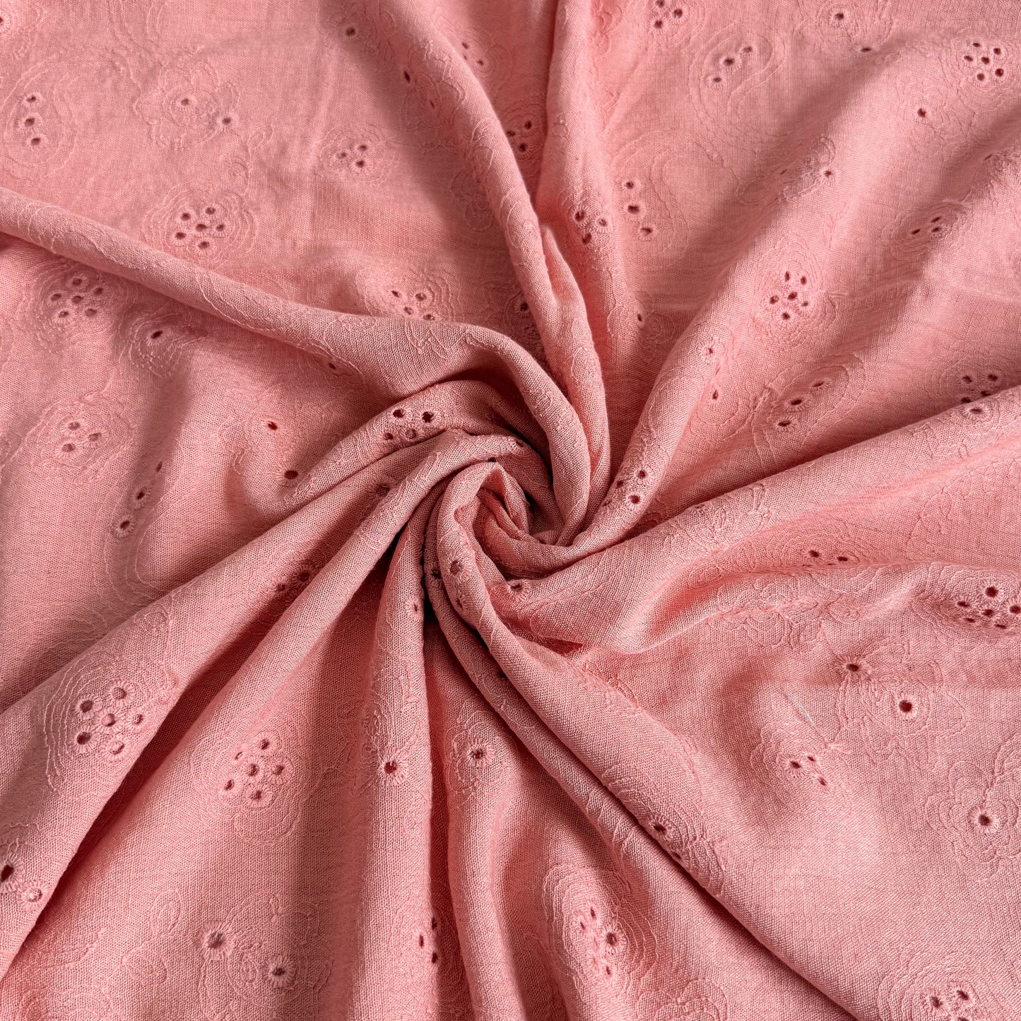 Cotton Eyelet Embroidery Rose Paisley - GT 2257