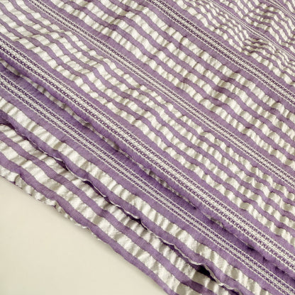 Cotton Dobby Seersucker Grape Current- GT 2275