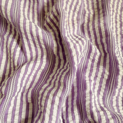 Cotton Dobby Seersucker Grape Current- GT 2275