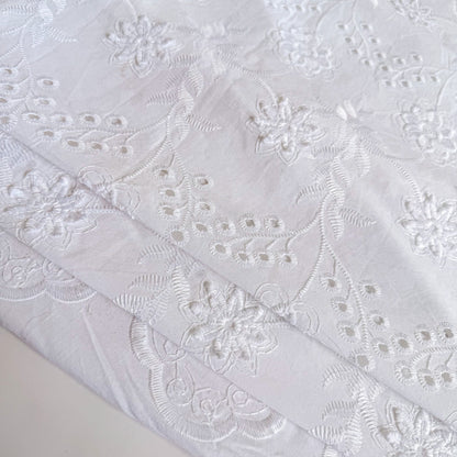 Cotton 3D Schiffli Embroidery Soft Poetry - GT 2262