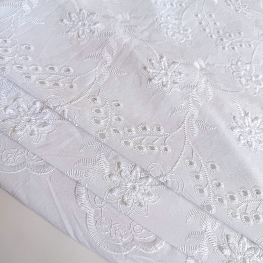 Cotton 3D Schiffli Embroidery Soft Poetry - GT 2262