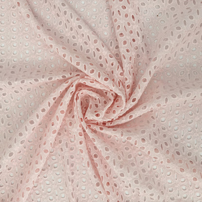 Cotton Eyelet Hakoba Petal Cream - GT 2087