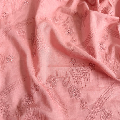 Cotton Schiffli Embroidery Rosewood - GT 2259