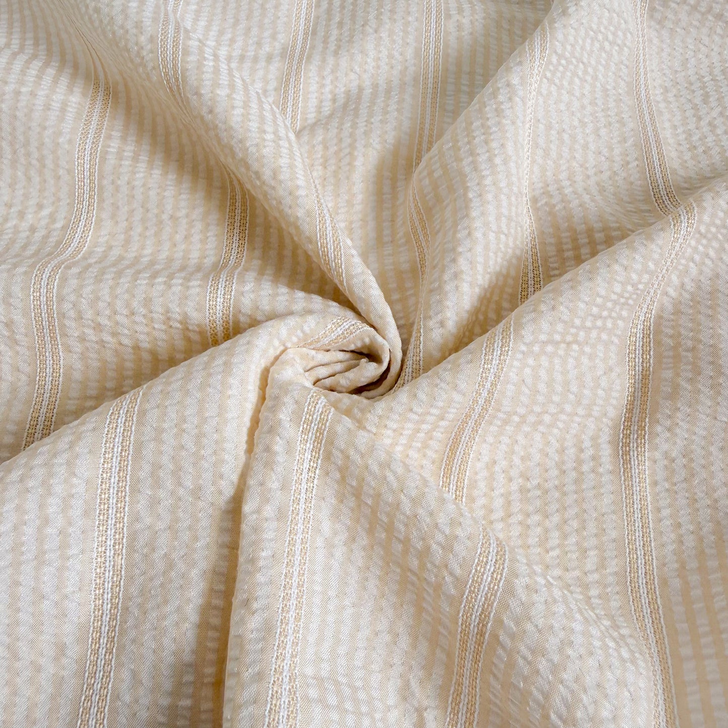 Cotton Dobby Seersucker Vanilla Shore - GT 2278