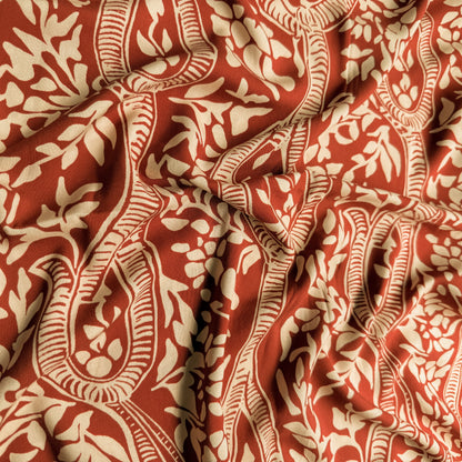 Eco Modal Rayon Terracotta Vine - GT 2320