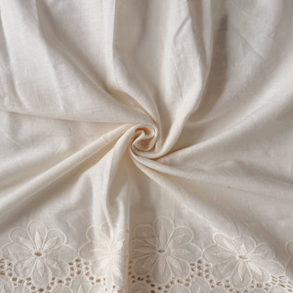 Cotton Border Eyelet Embroidery Floral Whip - GT 2254