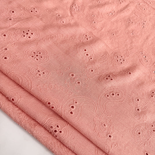 Cotton Eyelet Embroidery Rose Paisley - GT 2257