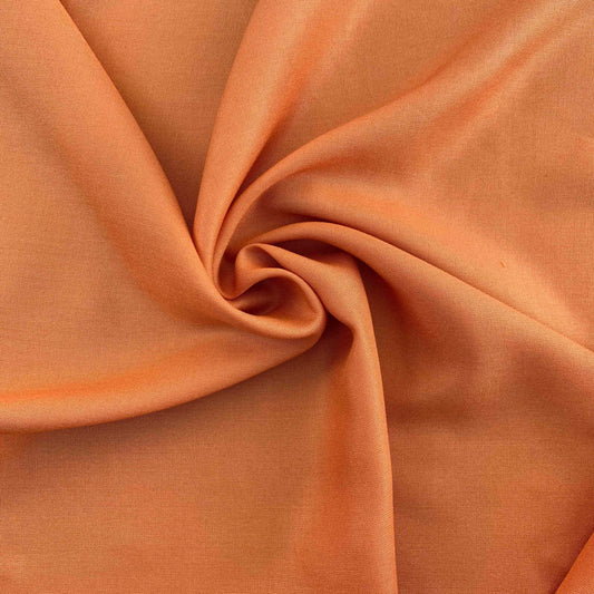 Eco Rayon Citrus Tart - Lustrous Fluid Orange Solid Fantasy - LE S26