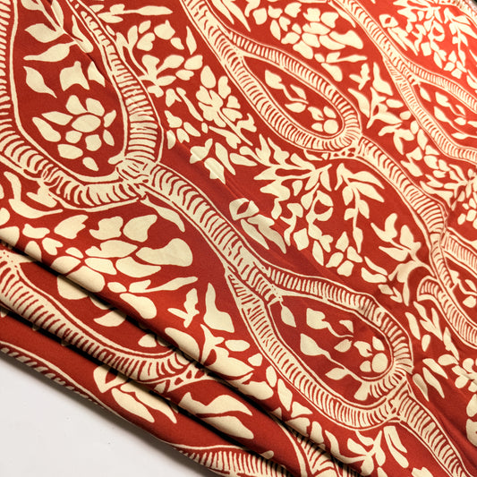 Eco Modal Rayon Terracotta Vine - GT 2320
