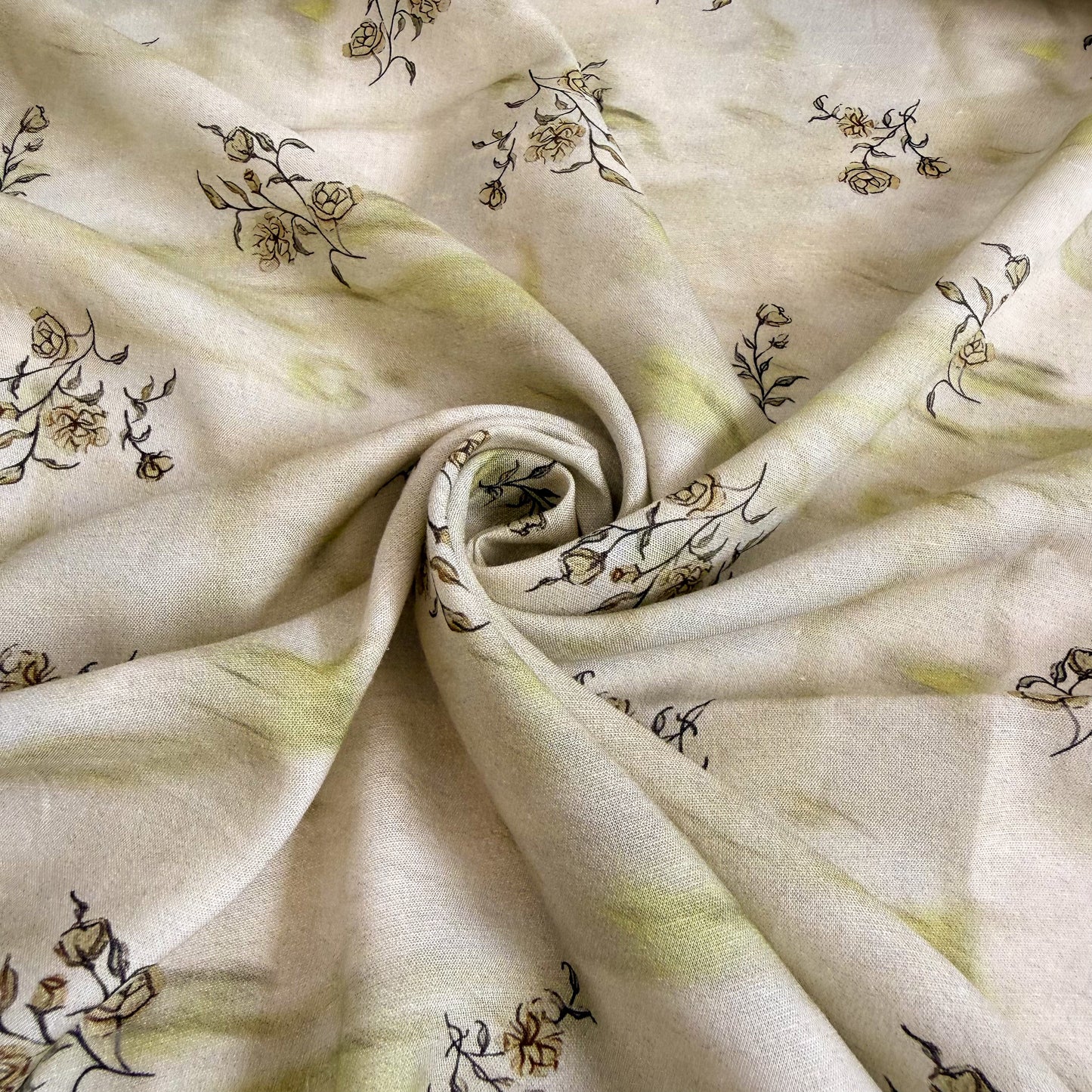 Printed soft Chiffon Pressed Botanica  - GT 2276
