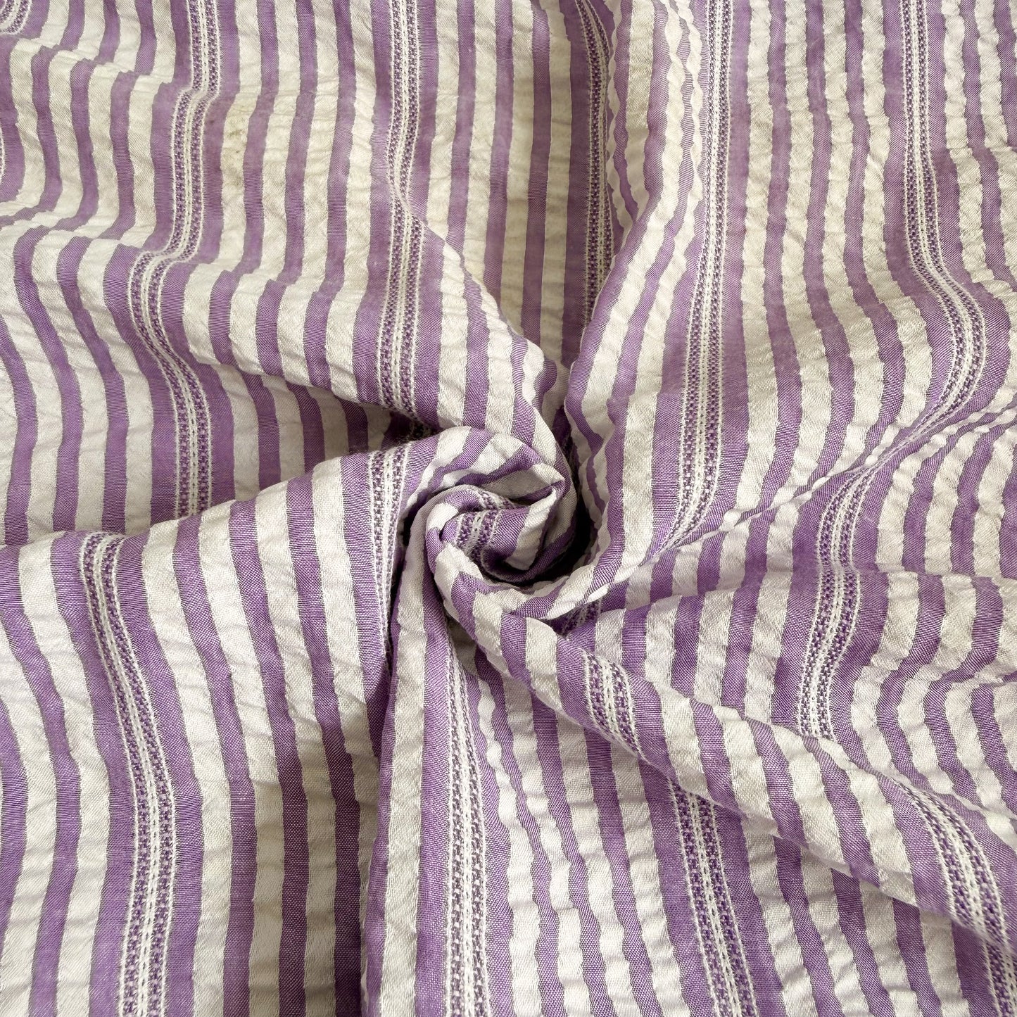 Cotton Dobby Seersucker Grape Current- GT 2275