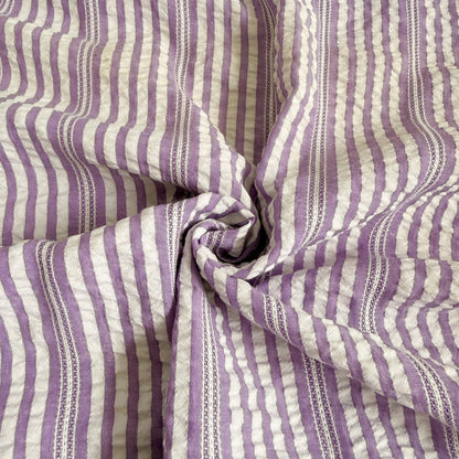 Cotton Dobby Seersucker Grape Current- GT 2275