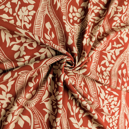 Eco Modal Rayon Terracotta Vine - GT 2320