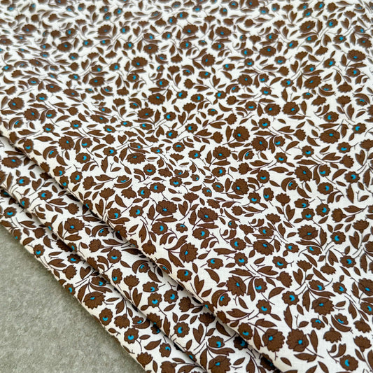 100% Lawn Cotton Cocoa Field - GT 2162