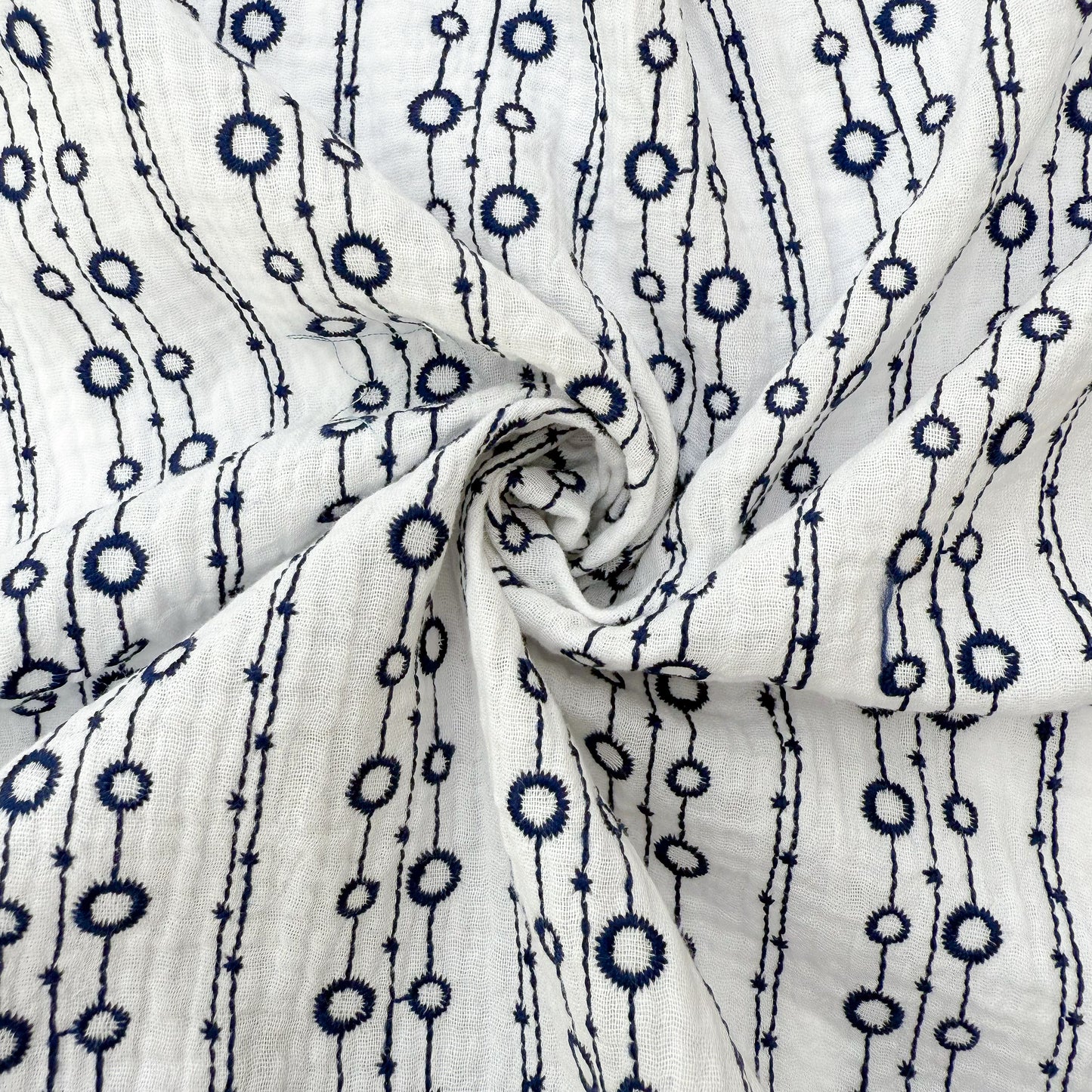 Cotton Ebroidery Midnight Frost - GT 2107