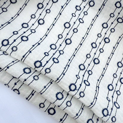 Cotton Ebroidery Midnight Frost - GT 2107