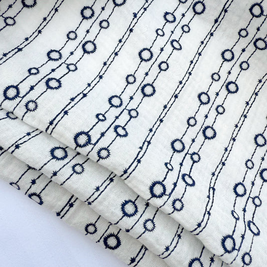 Cotton Ebroidery Midnight Frost - GT 2107