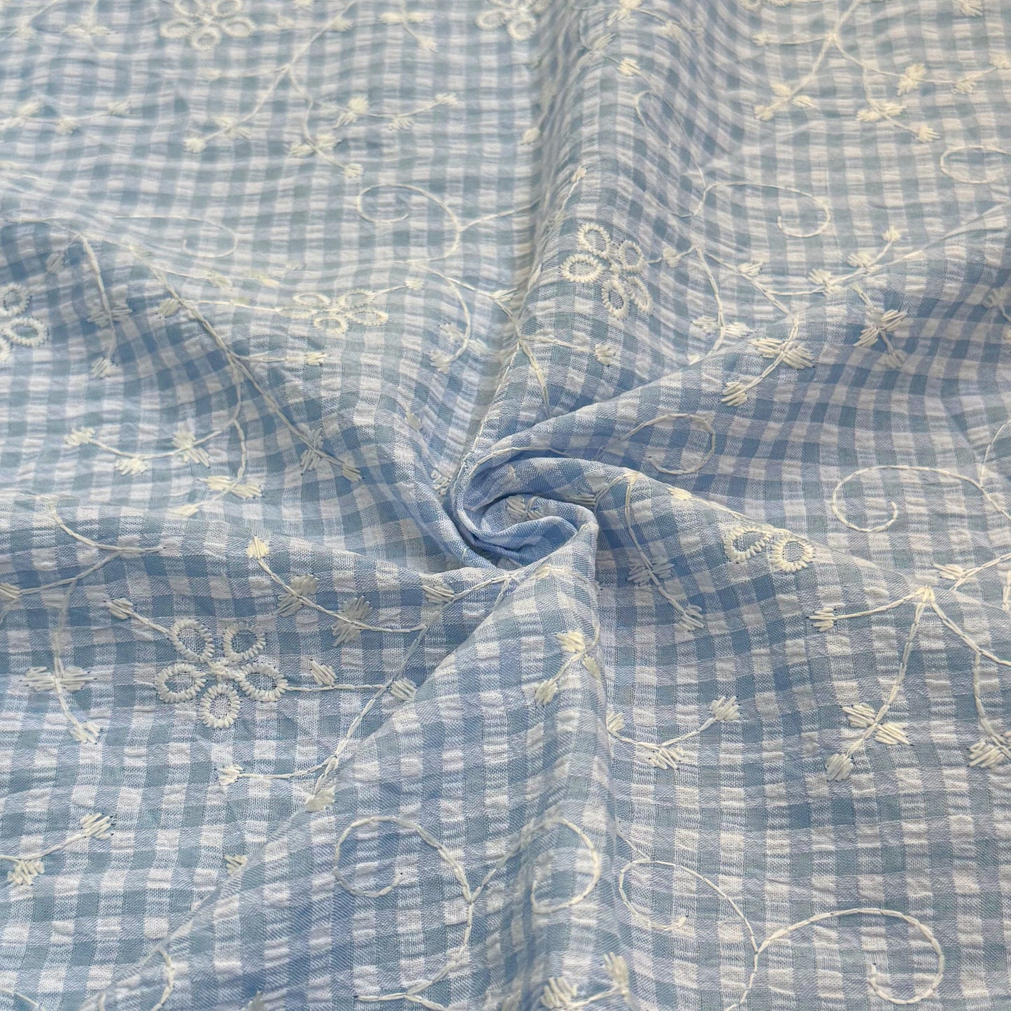 Embroidered Yarn-Dyed Poly Cotton Picnic - GT 2049