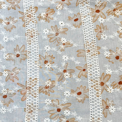 Cotton Embroidered Lacefield - GT 2046