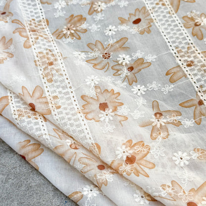 Cotton Embroidered Lacefield - GT 2046