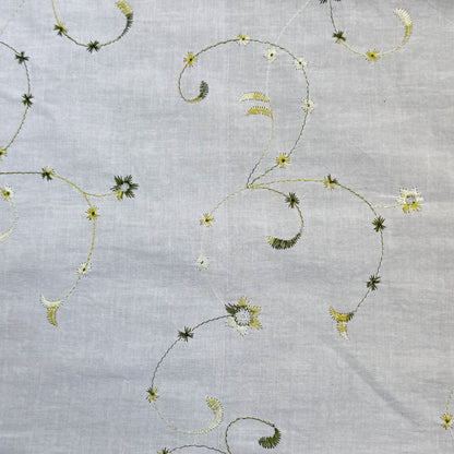 Cotton Dobby embroidery Fernlace - GT 2108