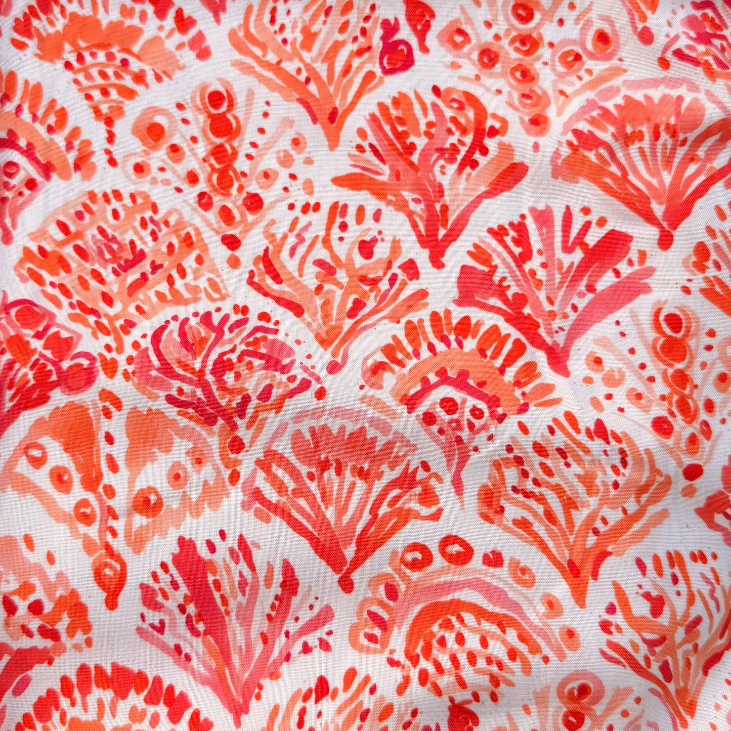 Eco Modal Rayon Coral Scatter - GT 2223