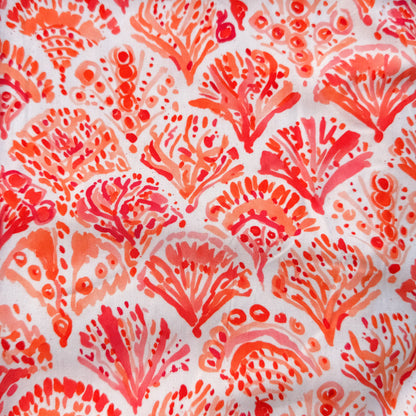 Eco Modal Rayon Coral Scatter - GT 2223
