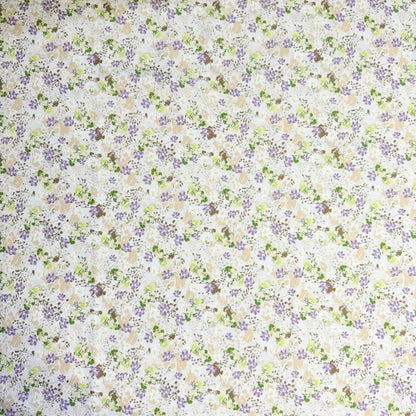 Smooth Crisp Cotton Lilac Garden - CLP 176