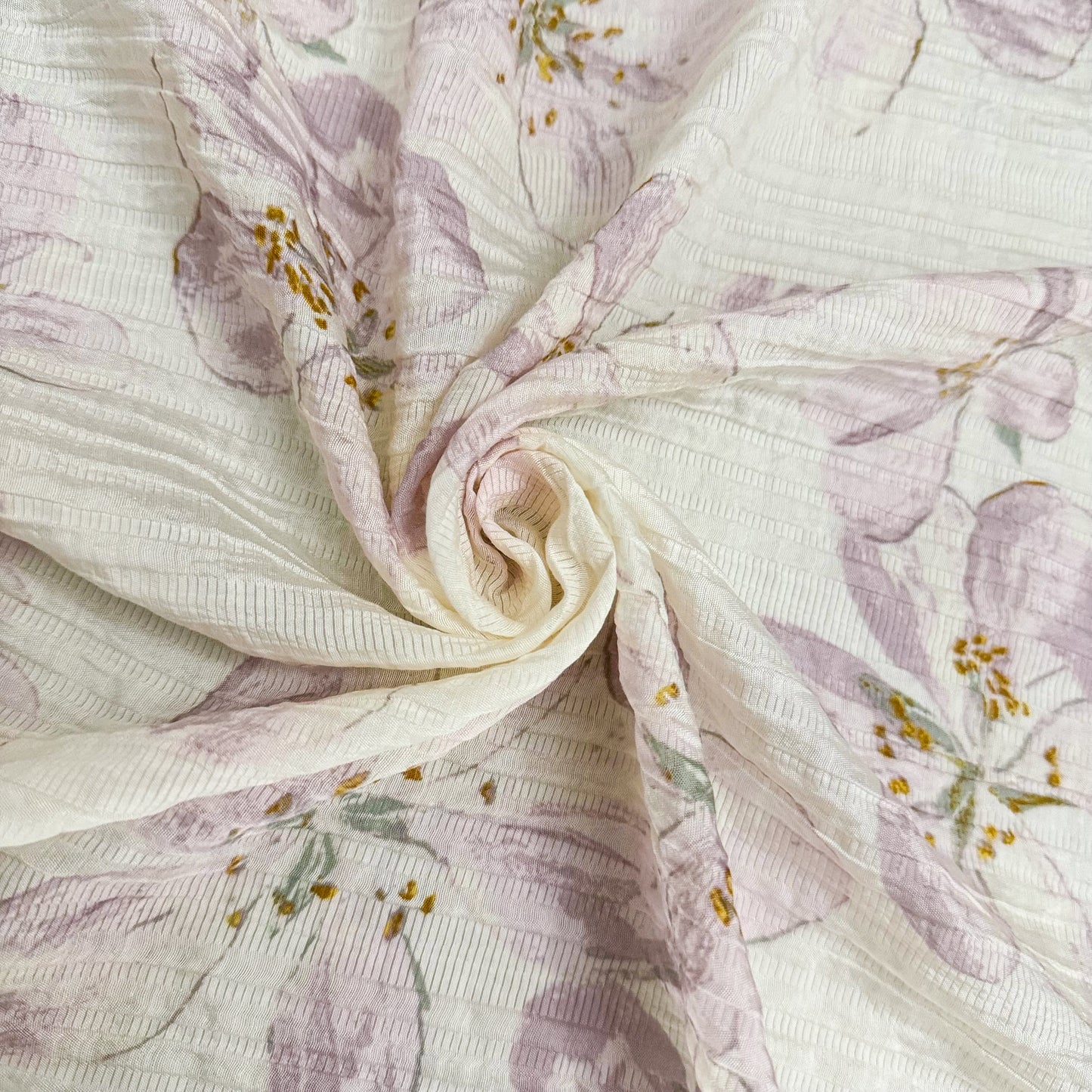 Soft Cotton Jacquard Lilacrene - CLP L07