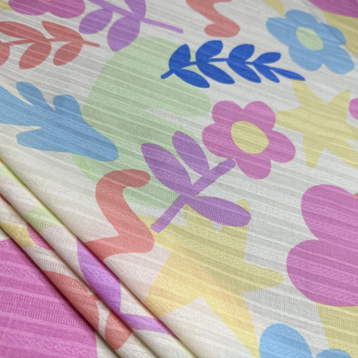 Soft Cotton Jacquard Floralayn - CLP L10