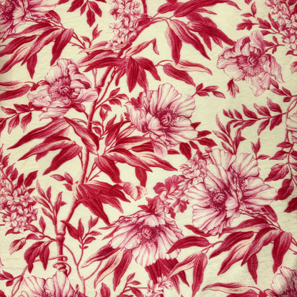 Crepe Ramie Fabric Roseate  - CLP R04