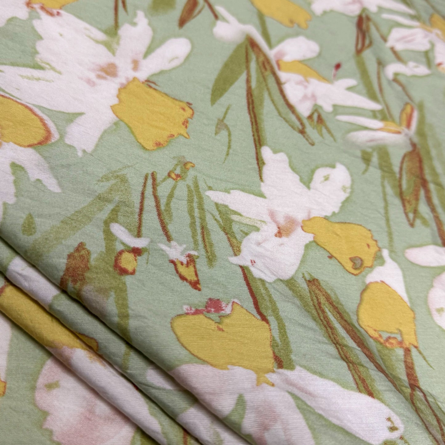 Crepe Ramie Fabric Ivy  - CLP R03