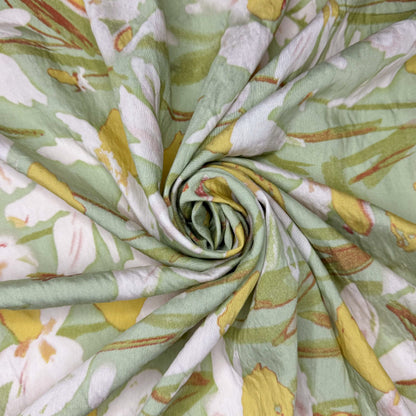 Crepe Ramie Fabric Ivy  - CLP R03