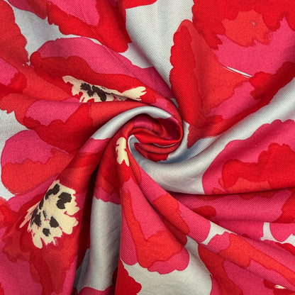 Eco Rayon Satin Twill Hisbiscus Jam - GT 2137