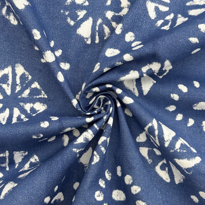 Cotton Blend Shibori Sky - CLP 313
