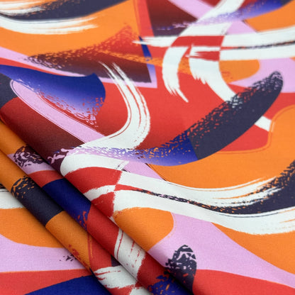 Cotton Blend Sunset Graffiti - CLP 344