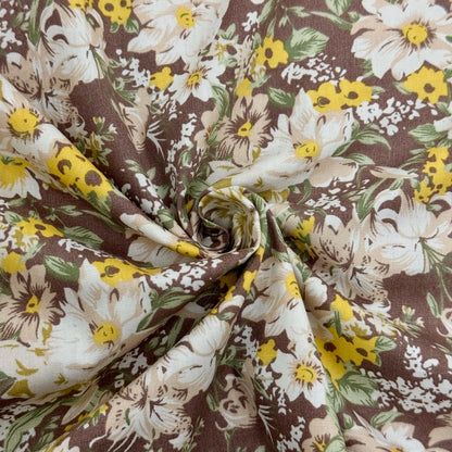 Cotton Blend Meadow Mocha - CLP 362