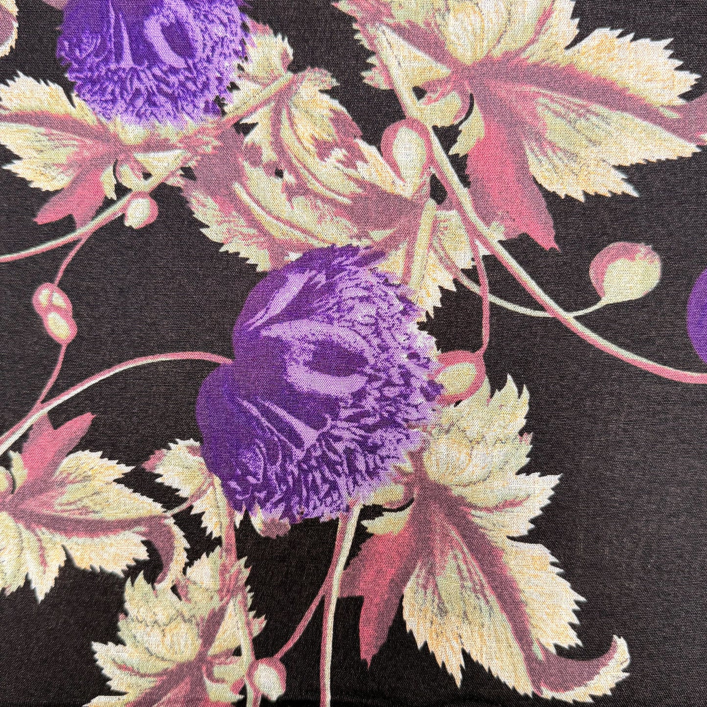 Poly Cotton Slub Midnight Thistle - GT 2119