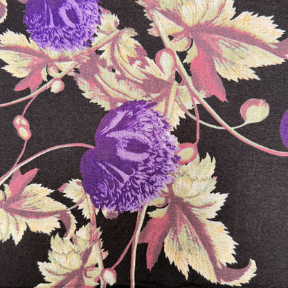 Poly Cotton Slub Midnight Thistle - GT 2119