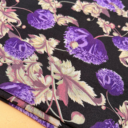 Poly Cotton Slub Midnight Thistle - GT 2119